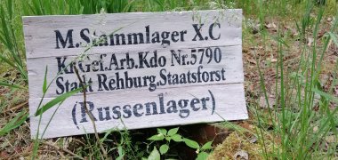 Schild Russenlager