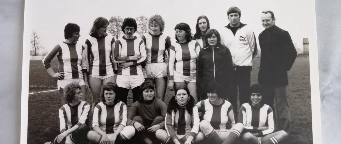 Die siegreiche Mannschaft des RSV aus der Saison 1974/75