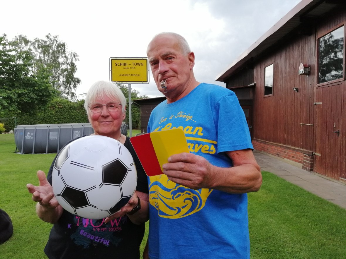 Heidrun Rose kickte für den RSV Rehburg, ihr Mann Wilfried trainierte die Mannschaft.